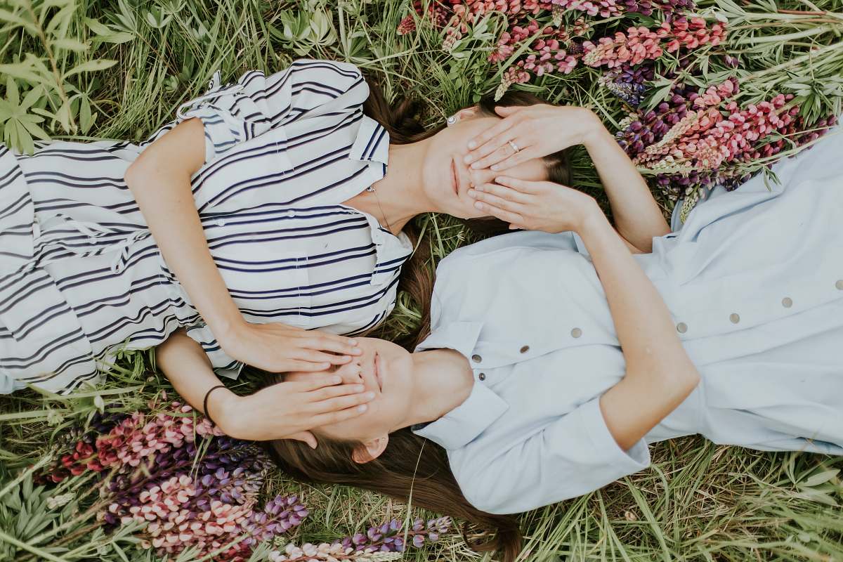 person photo of women covering their eyes human