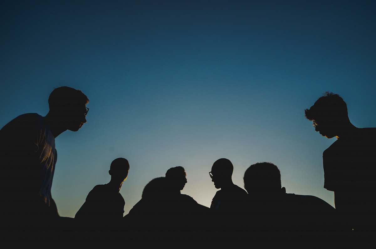 human silhouette photo of people silhouette