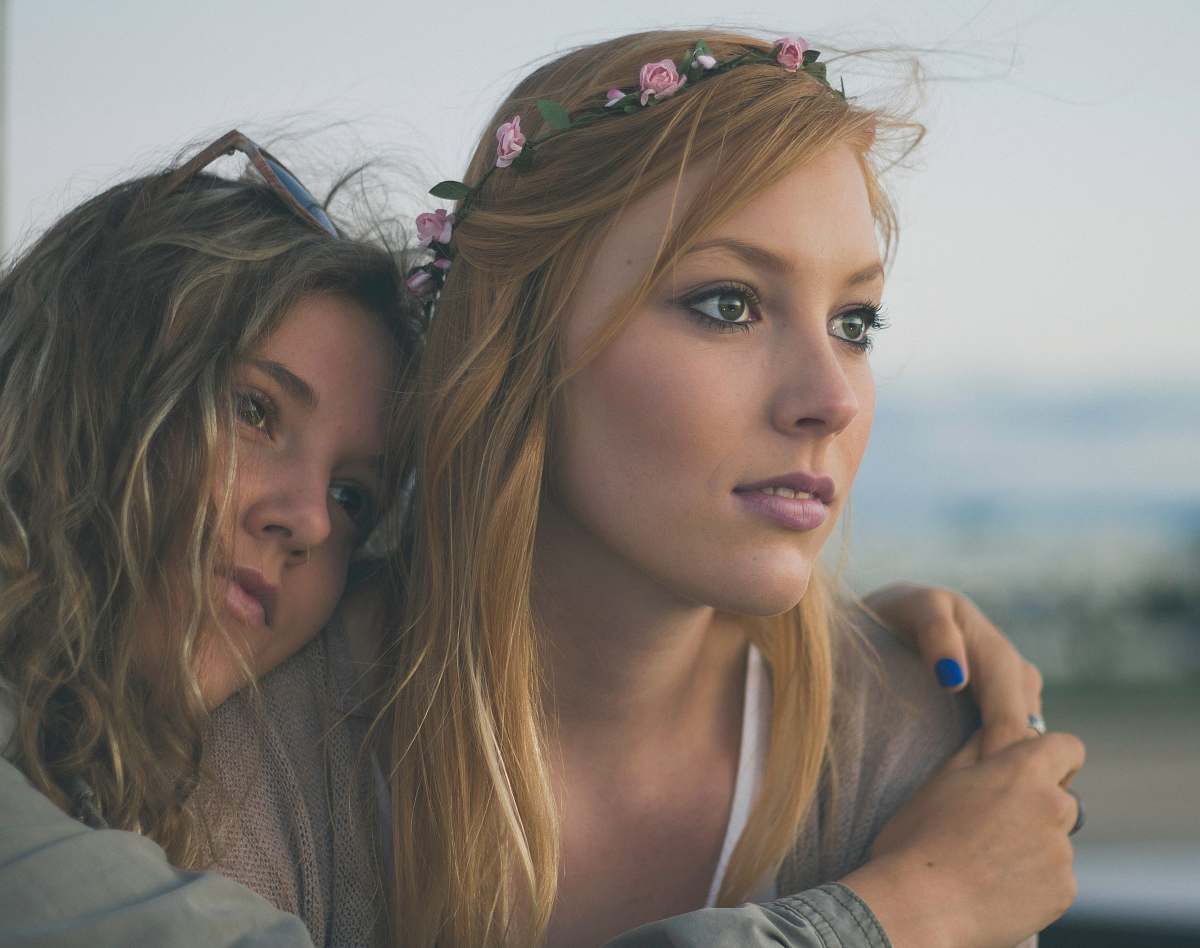 woman two women close up photography girls