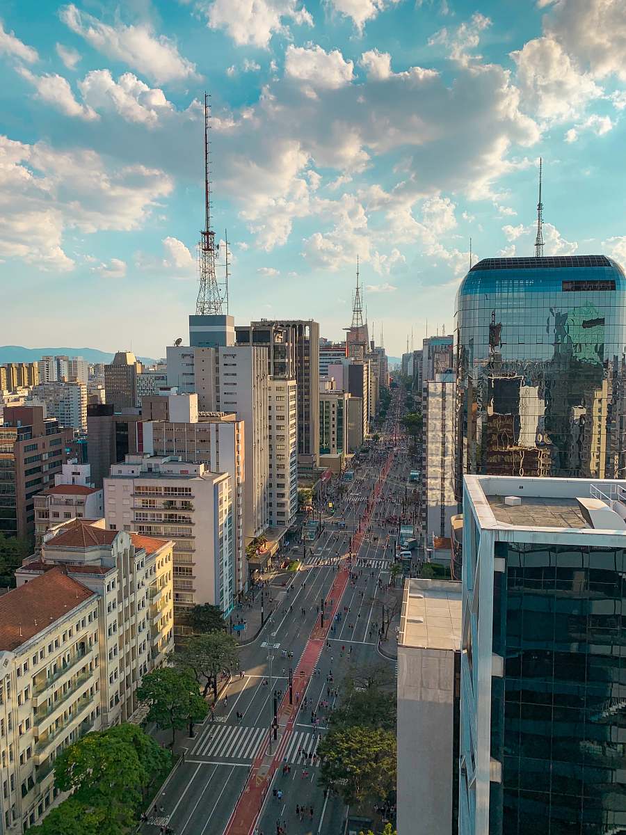 city aerial photo of city buildings during daytime urban
