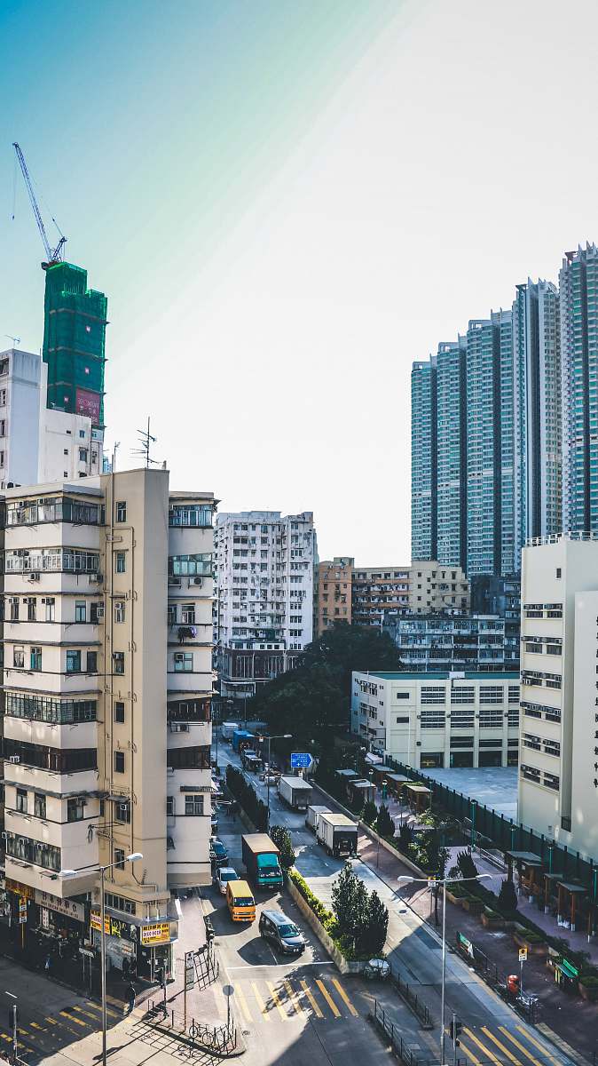 city aerial photo of city high rise