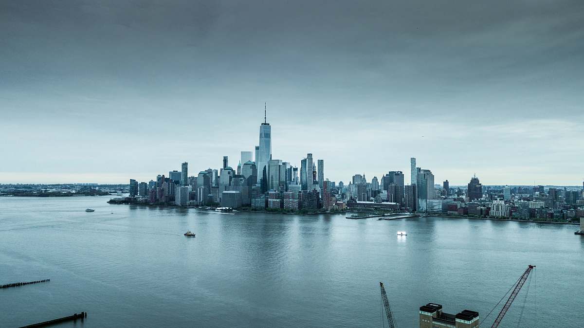 city aerial photography of metropolitan area high rise