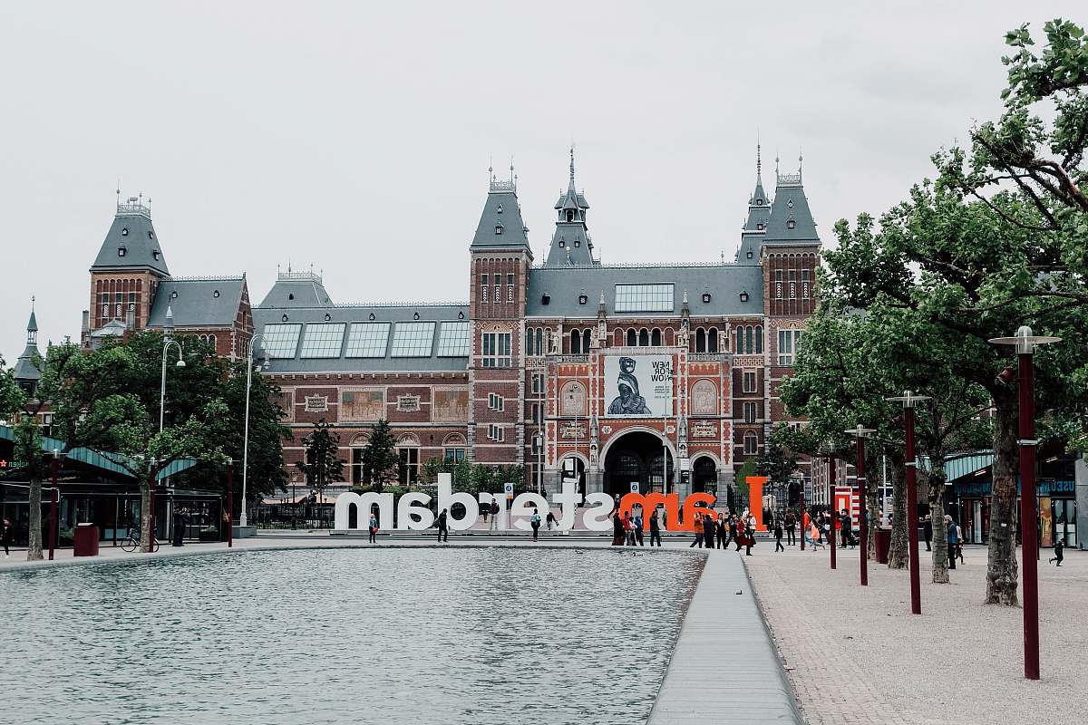 city Amsterdam during daytime downtown