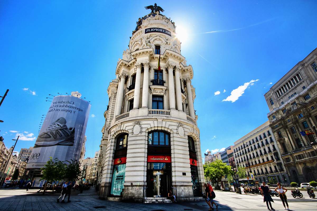 city architectural photo of a white building town