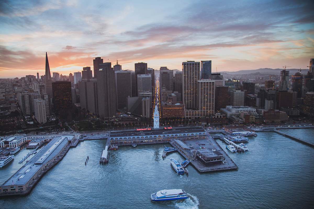 urban bird's eye view photo of cityscape during daytime city