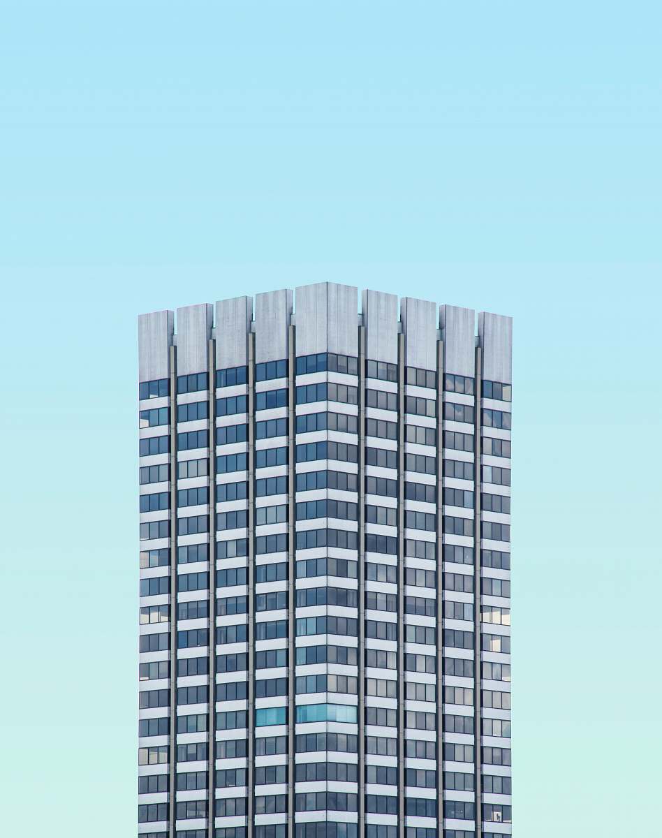 condo black and white high-rise building housing