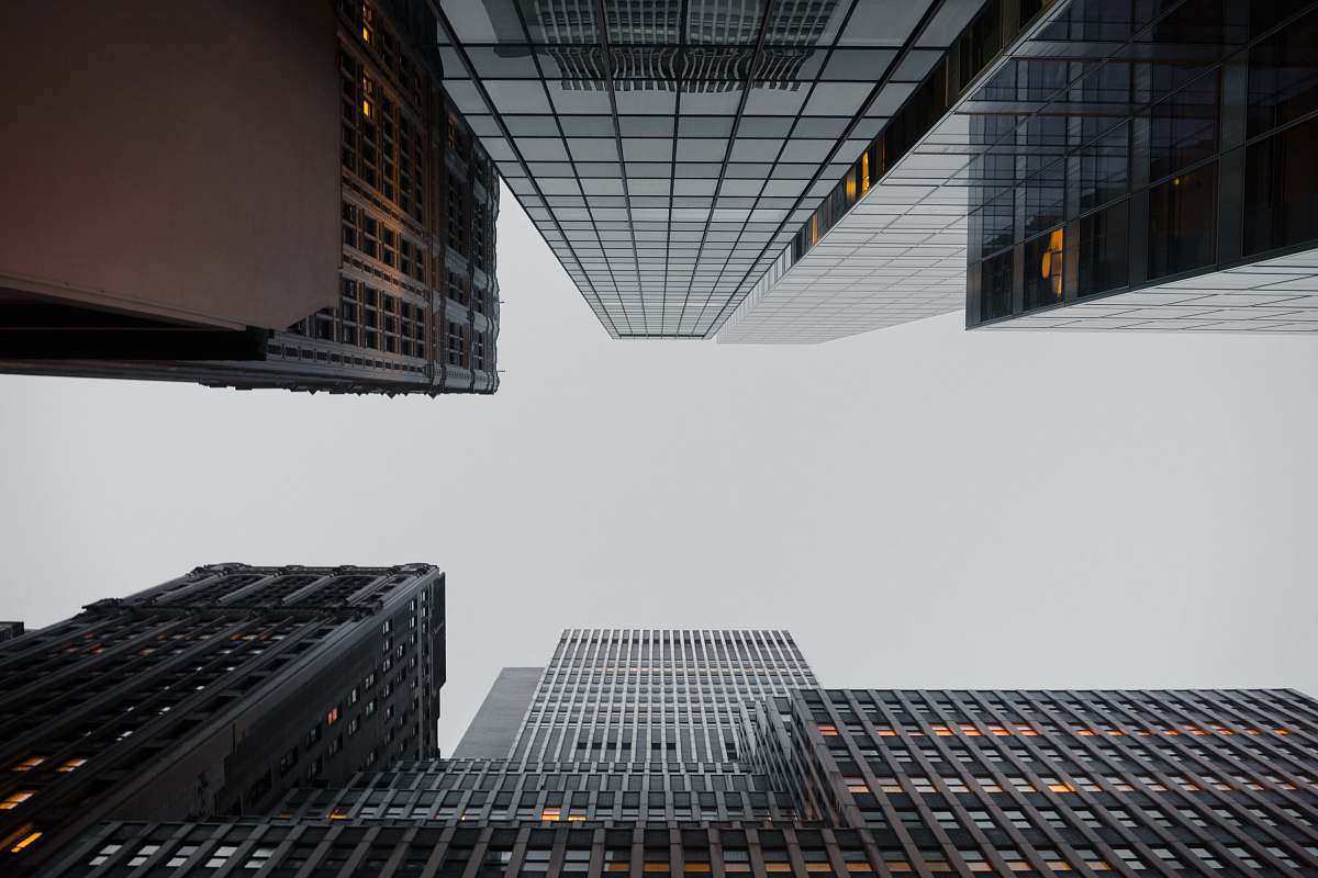 city bottom photography of high-rise buildings during daytime skyscraper