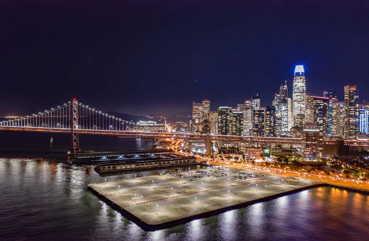 city bridge photograph metropolis