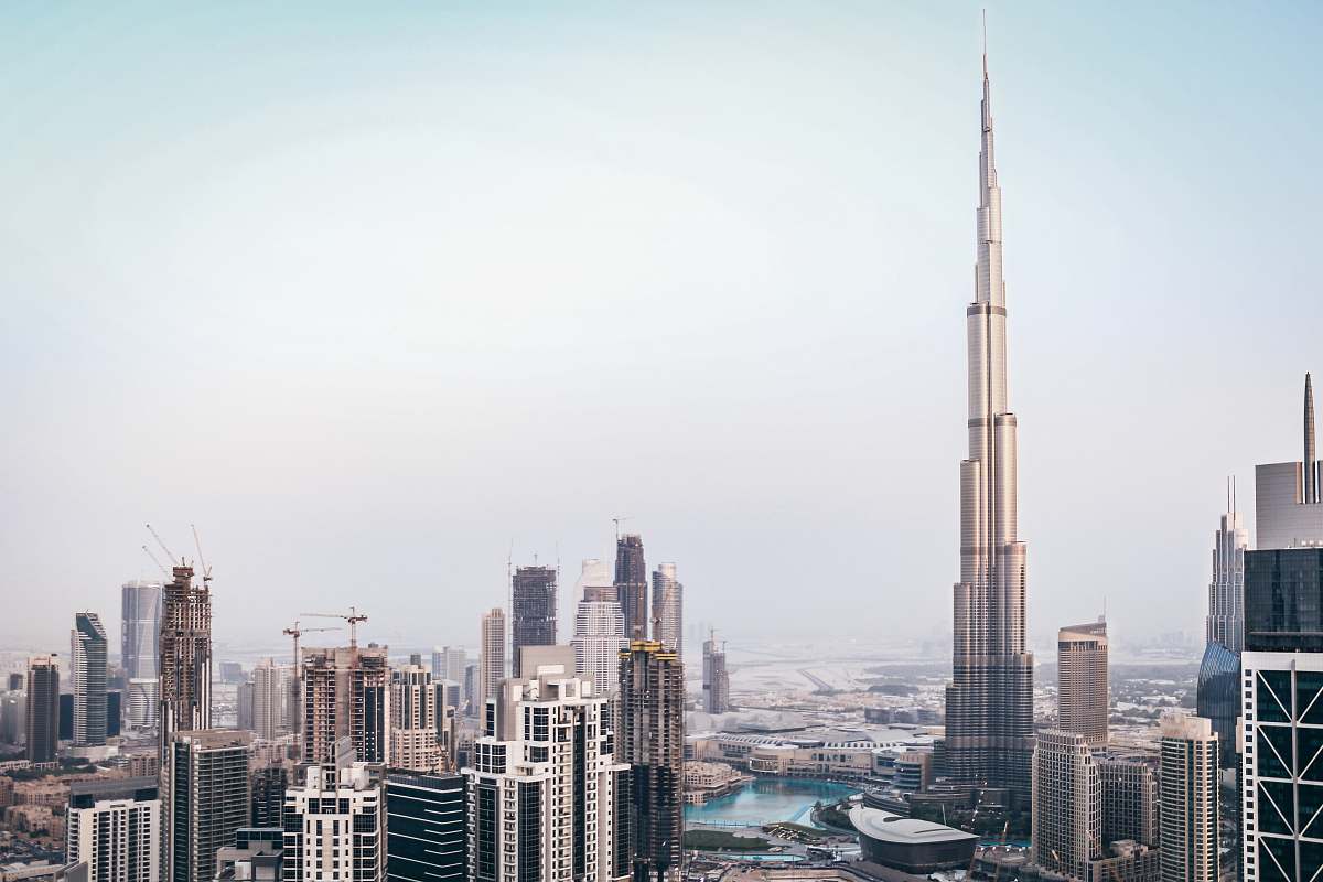 city Burj Khalifa, Dubai architecture
