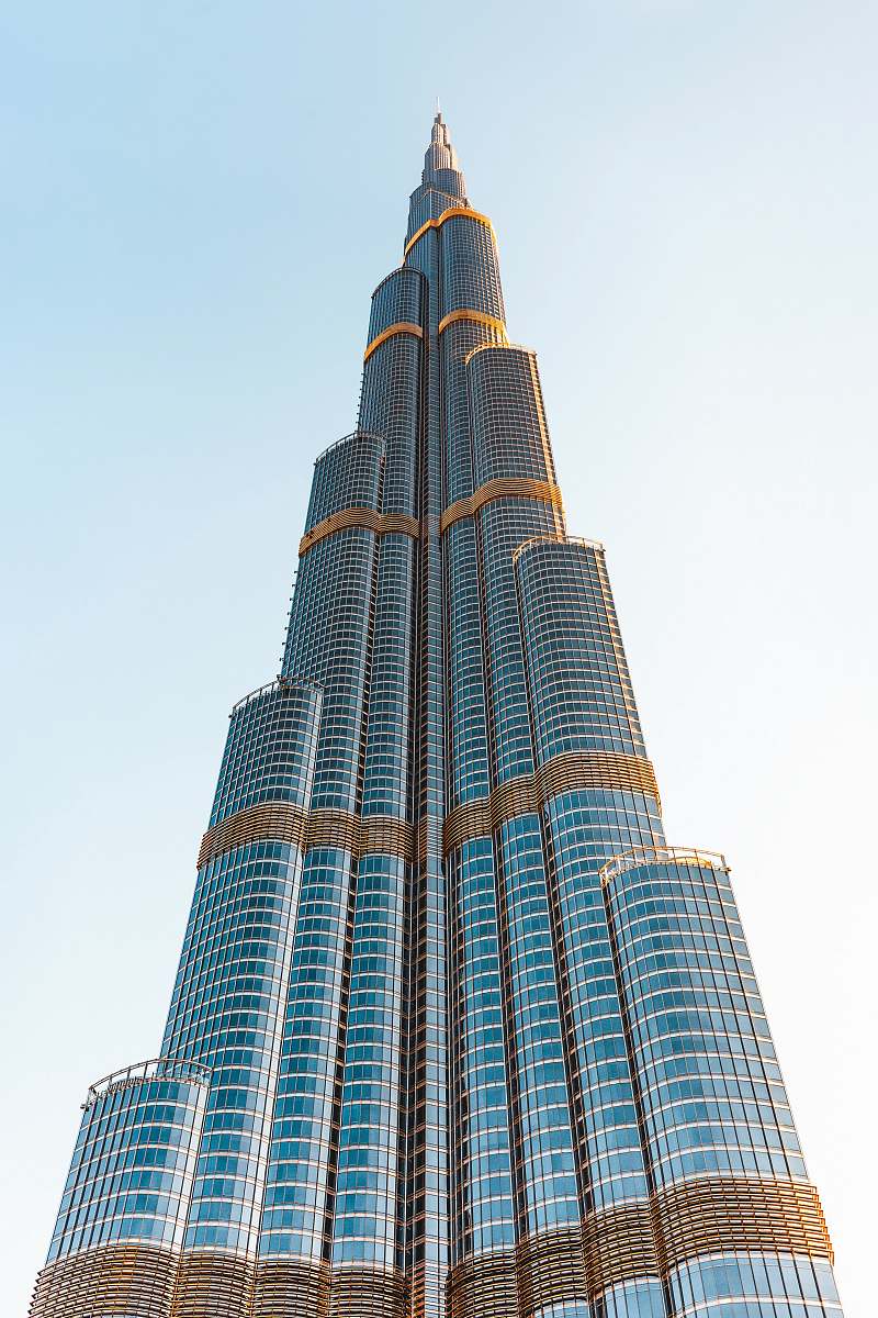 city Burj Khalifa, Dubai during daytime high rise