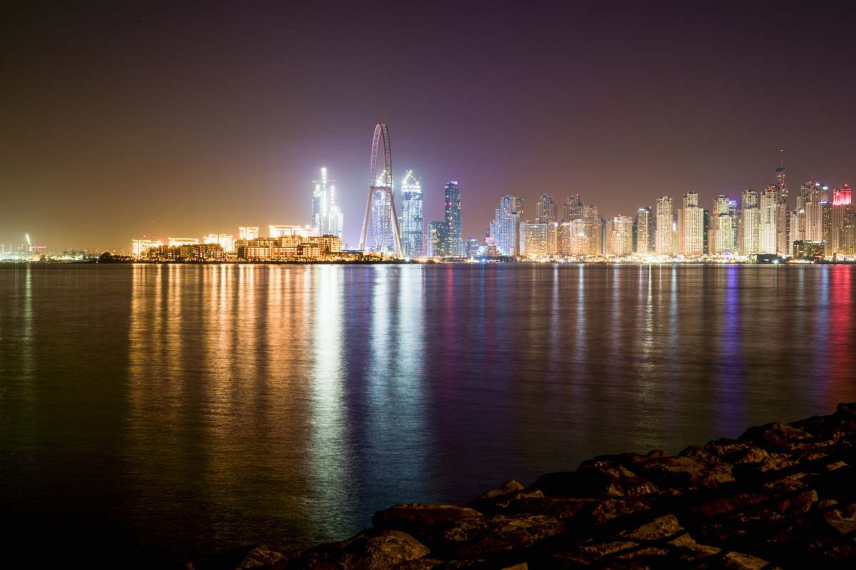 city city skyline at night town