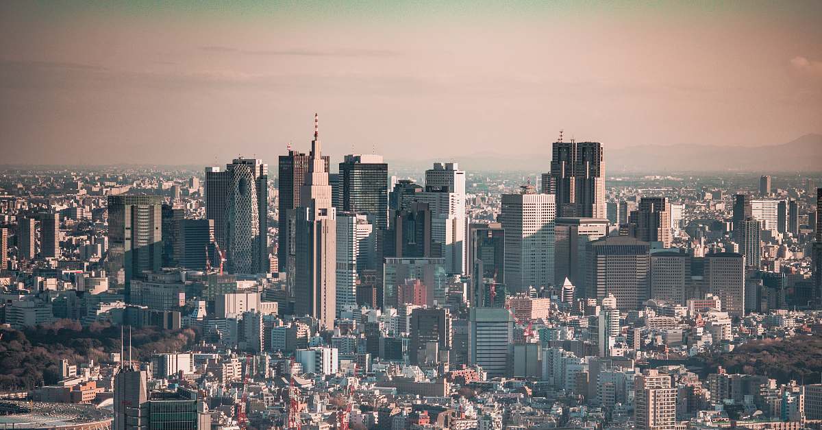 city city with high-rise buildings during daytime town