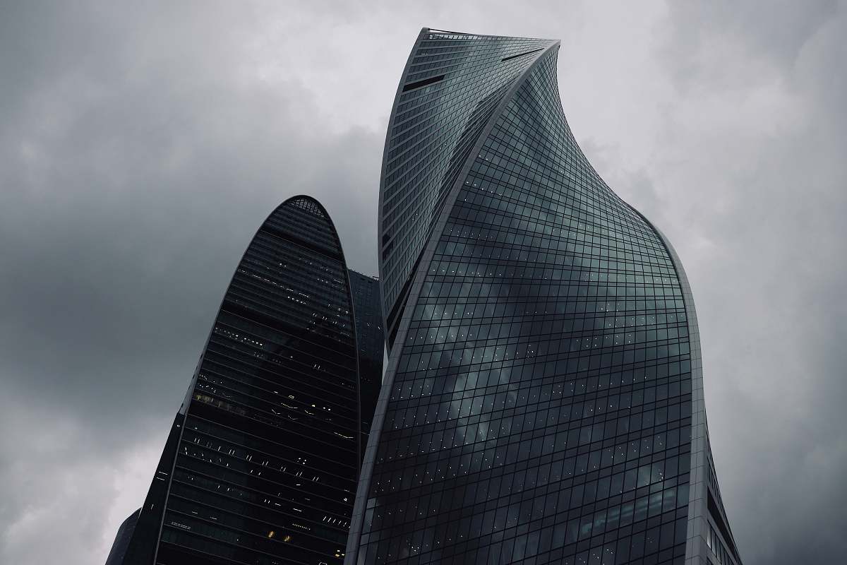 city gray and black buildings high rise
