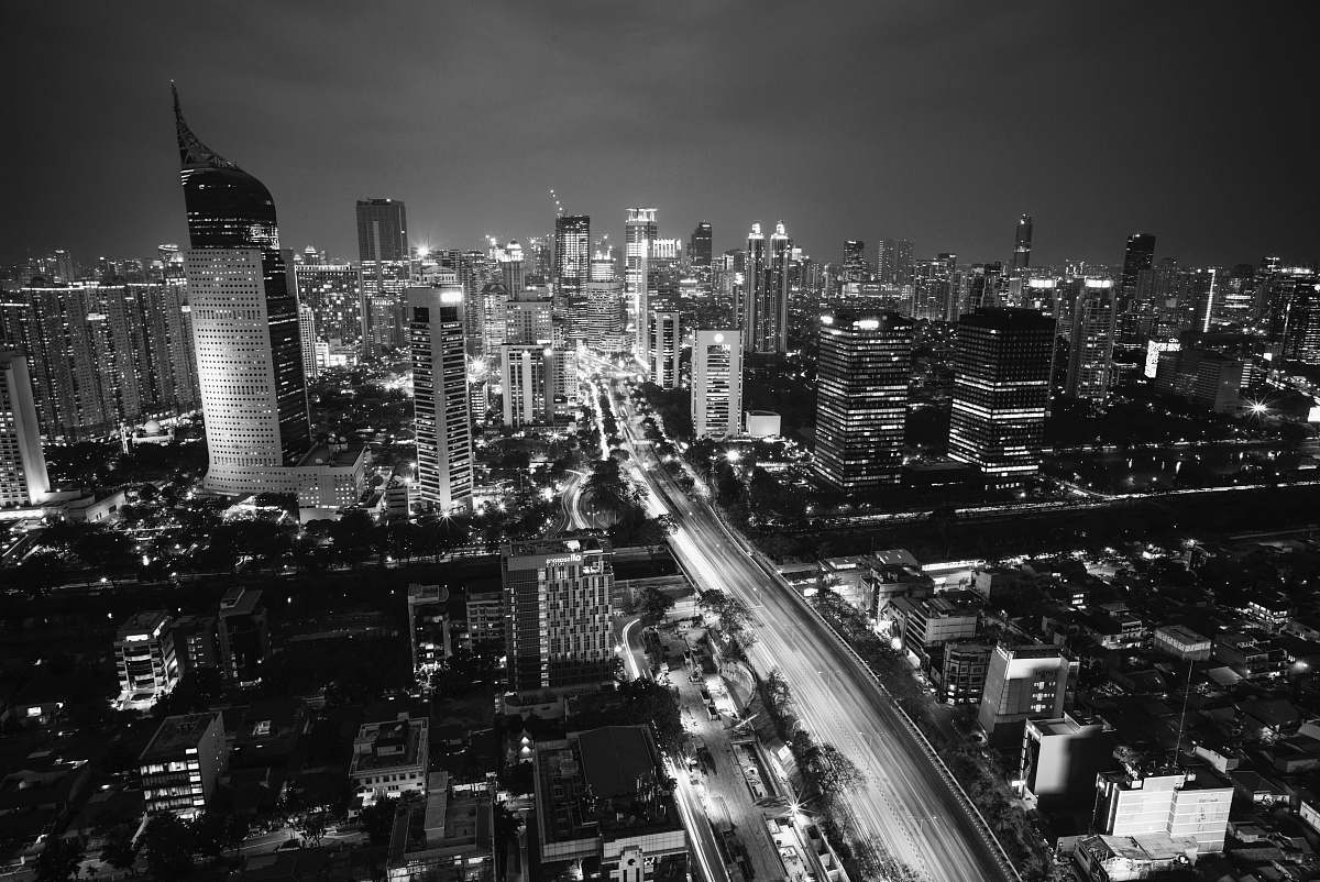 city grayscale photo of cityscape black-and-white