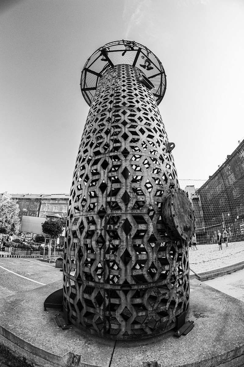 city grayscale photo of landmark black-and-white
