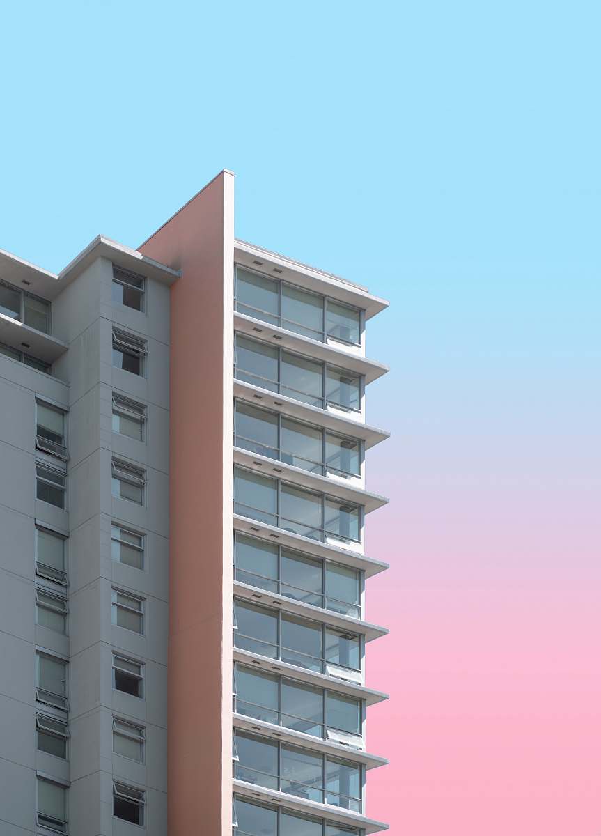 city grey high-rise building high rise
