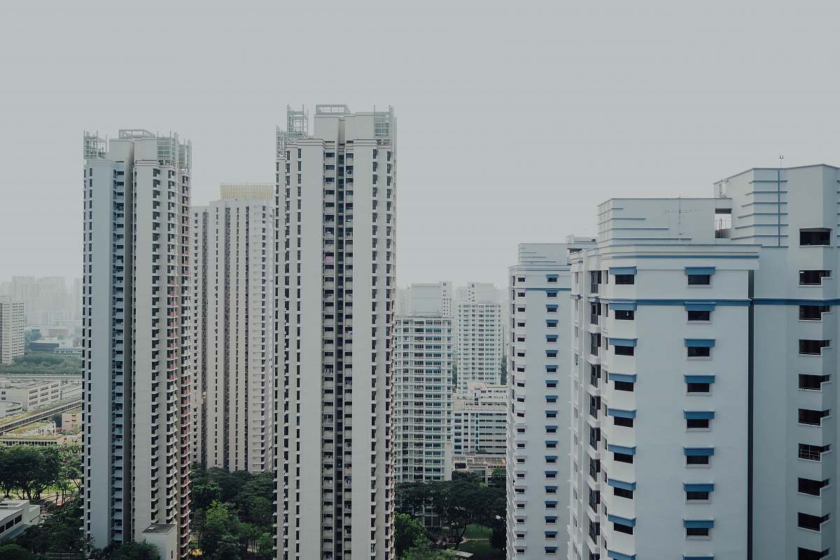 city high-angle photography of white high-rise buildings high rise