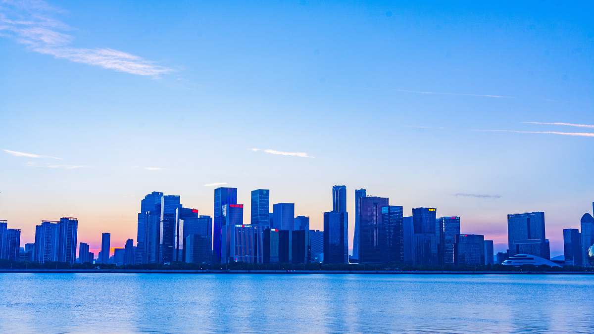 city landscape photography of city during golden hour town