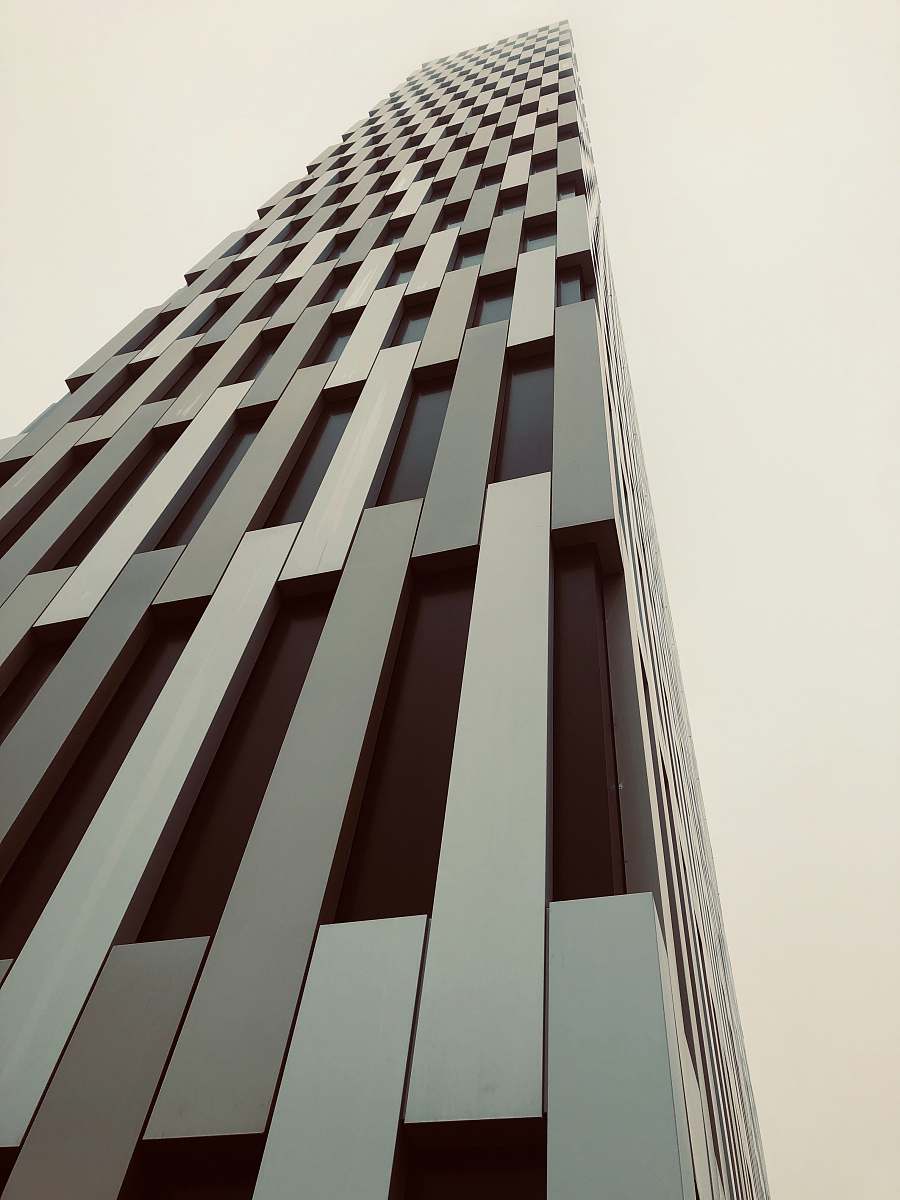 city low-angle photography high-rise building during daytime office building