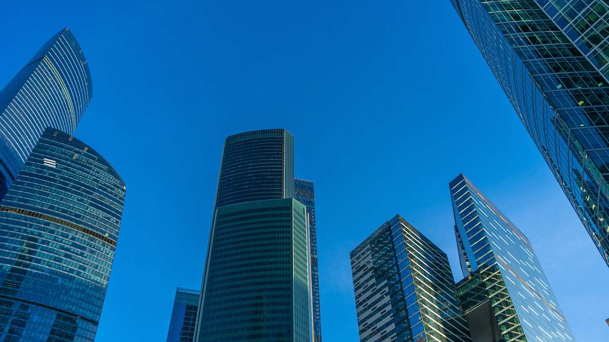 city low angle photography of buildings office building