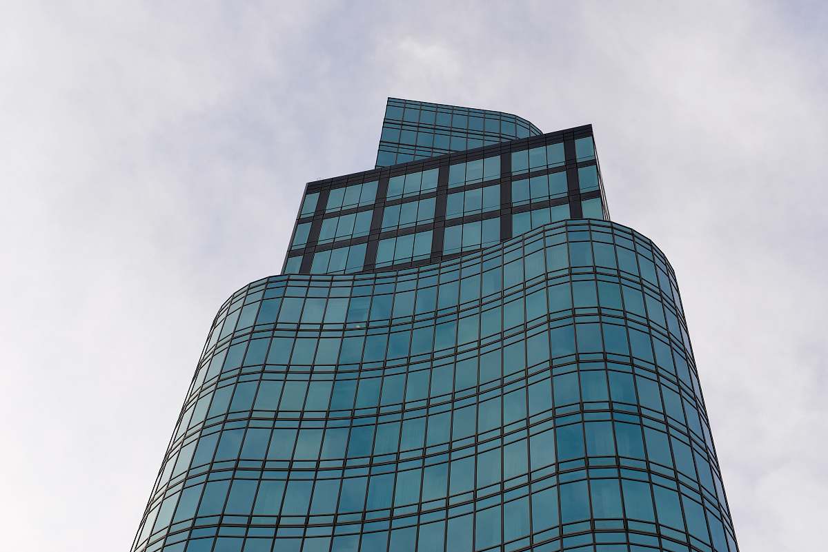 architecture photo of building during sunset city