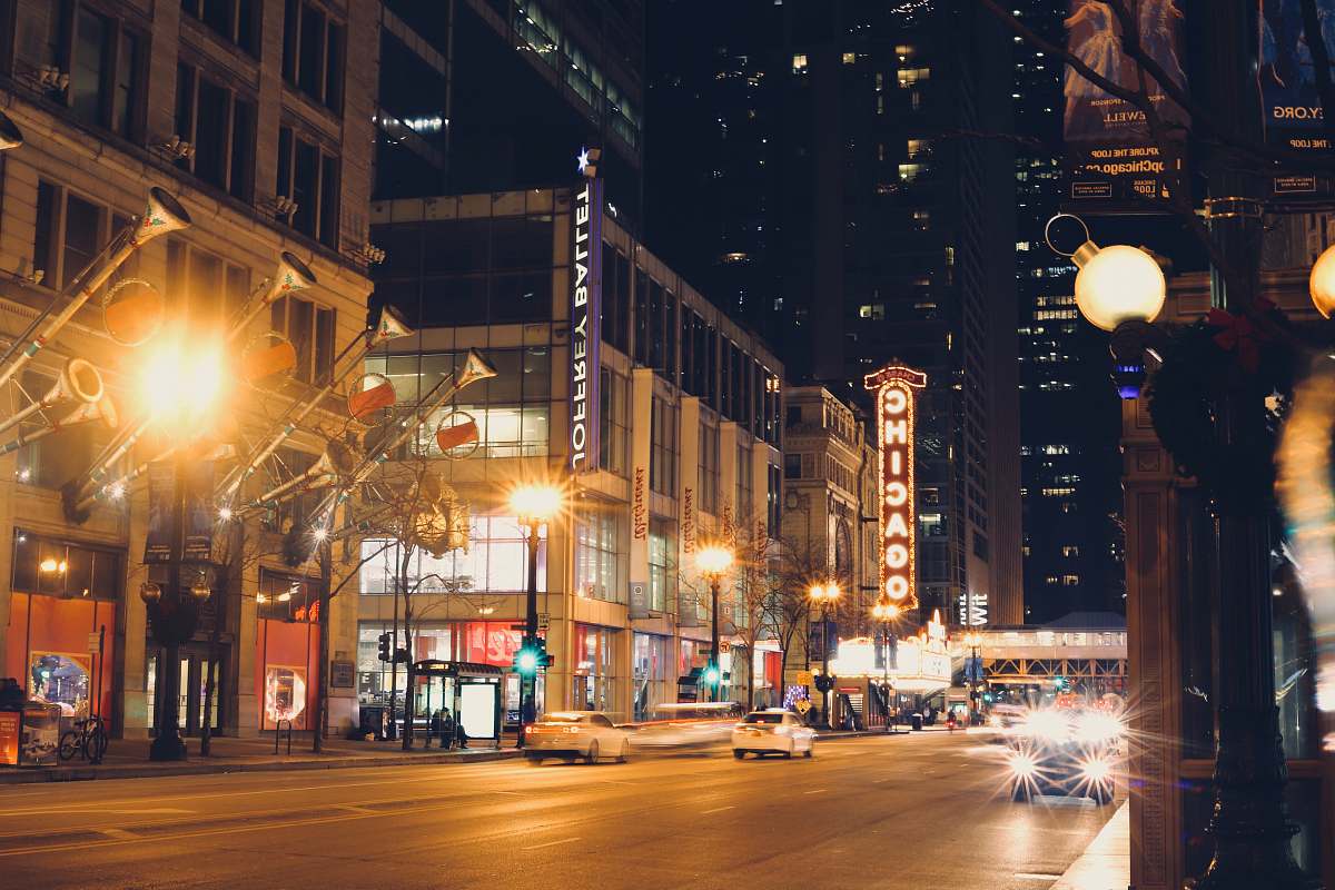 city photo of street nighttime metropolis