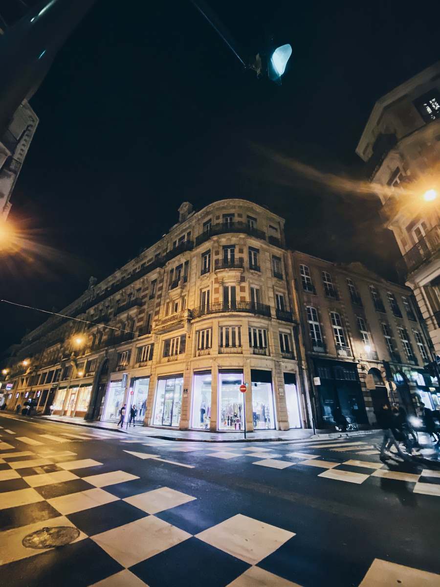city photo of white building downtown