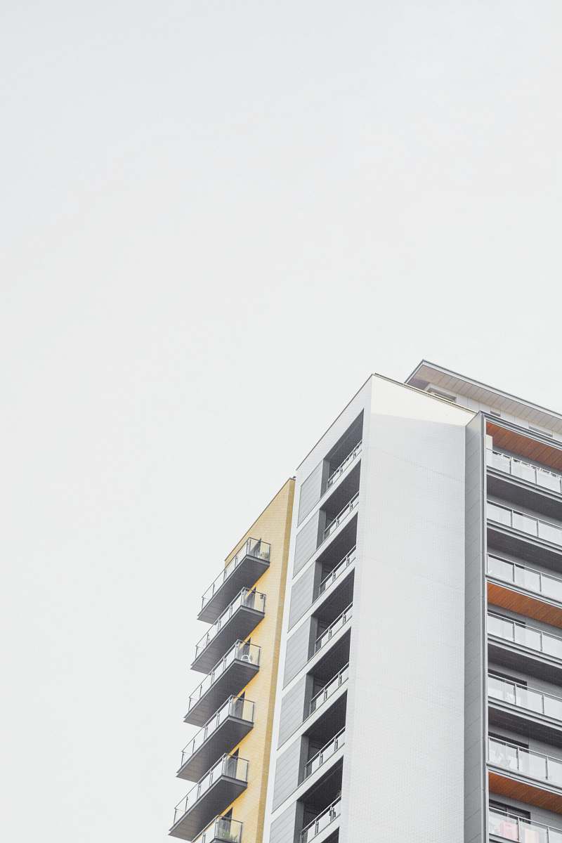 city white and yellow building urban