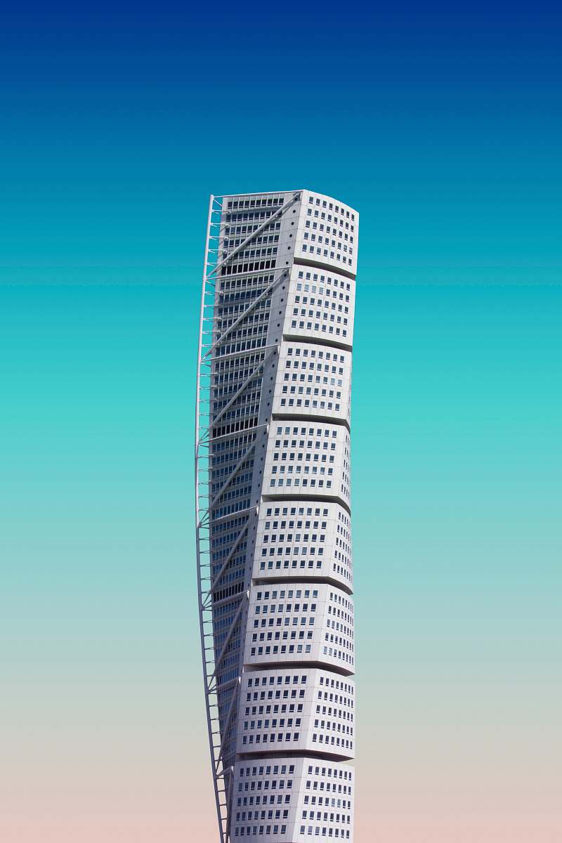 town white high-rise building high rise