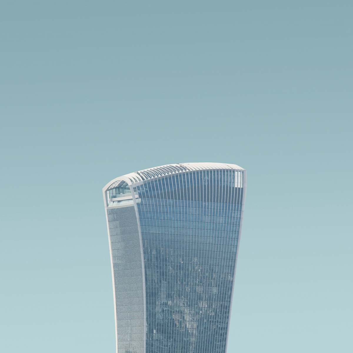 city white high rise buildng urban