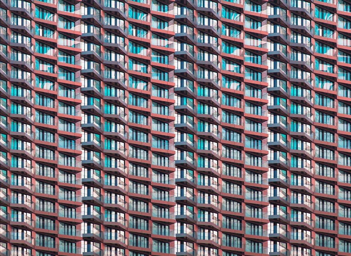 building abstract artwork urban