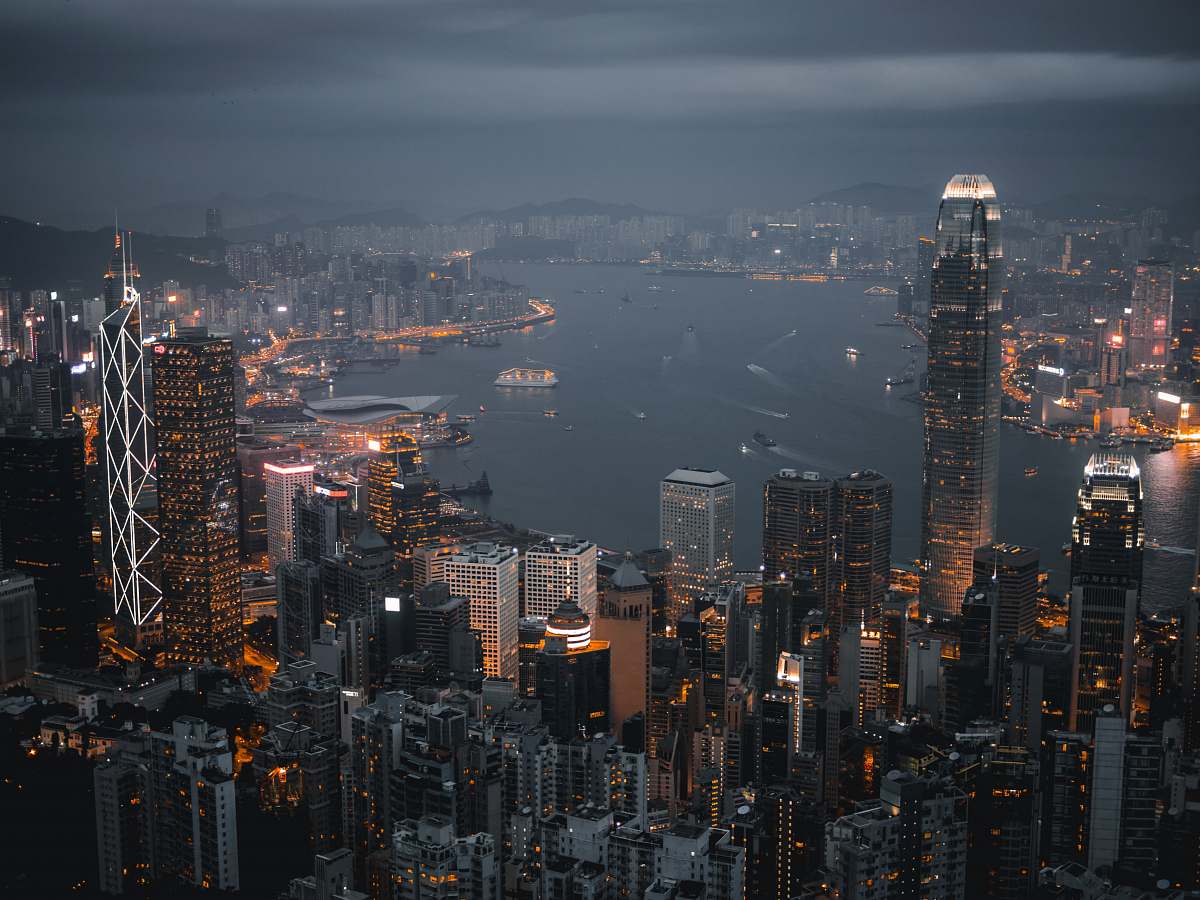 building aerial photography of concrete city buildings urban
