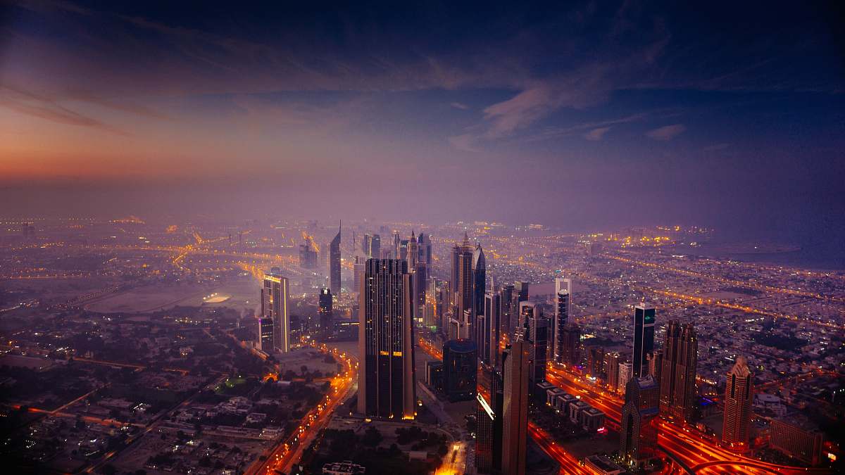 urban aerial view photography of high rise building aerial view
