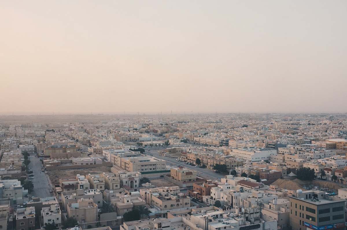building bird's eye photography of city aerial view