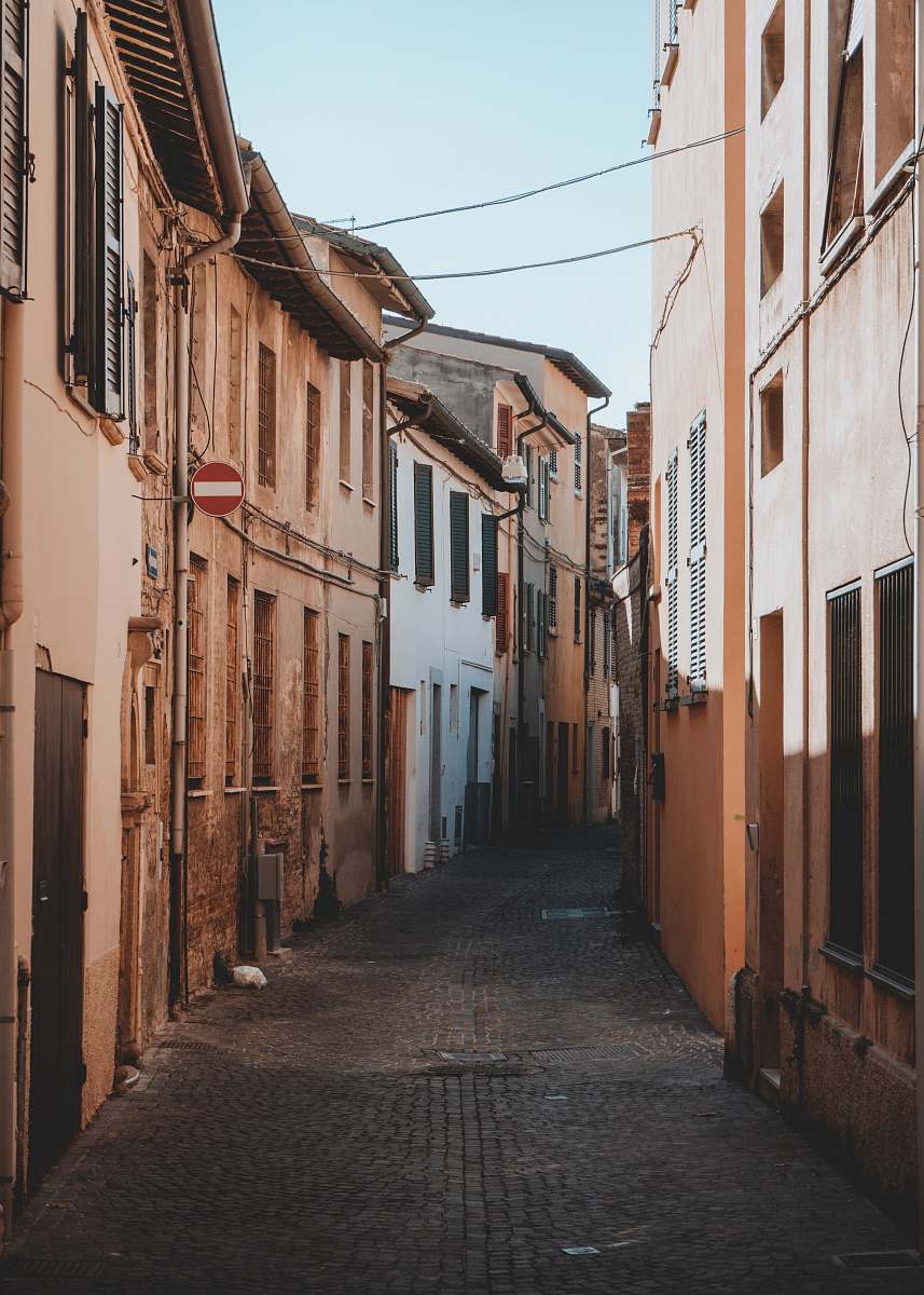 town brown buildings during daytime road