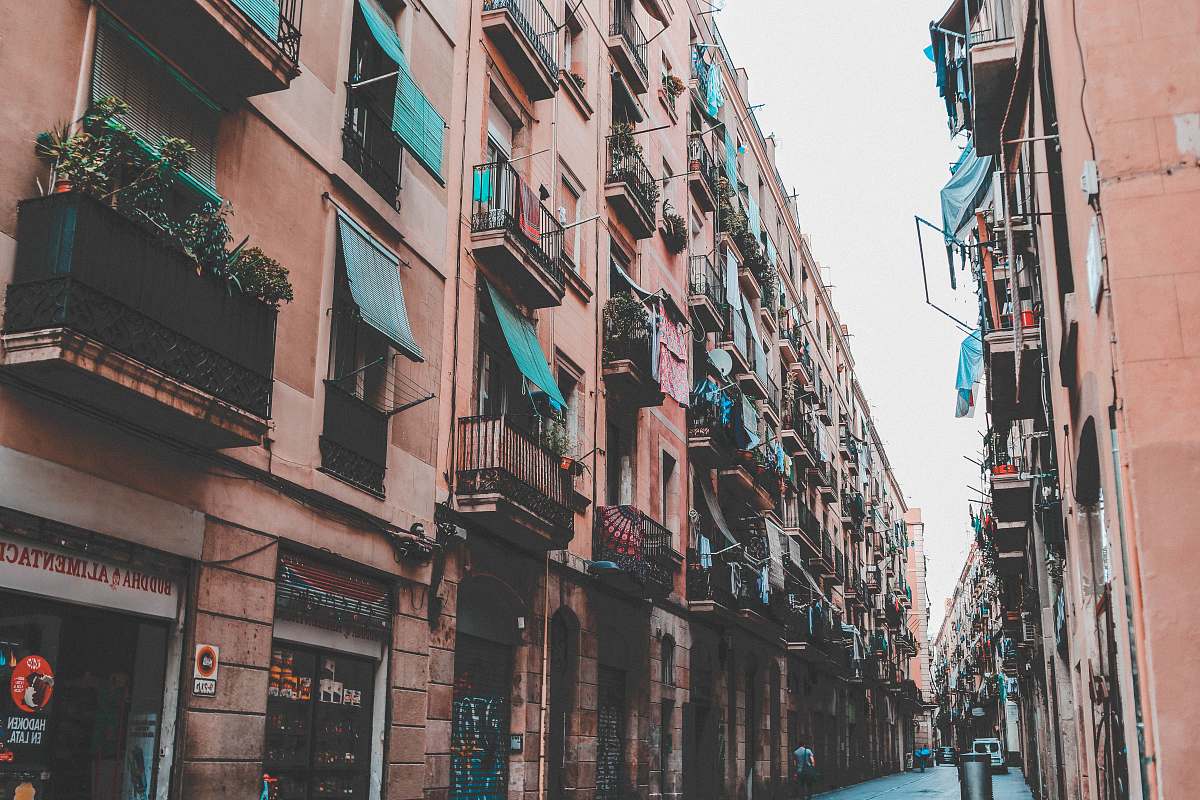 building brown concrete buildings street