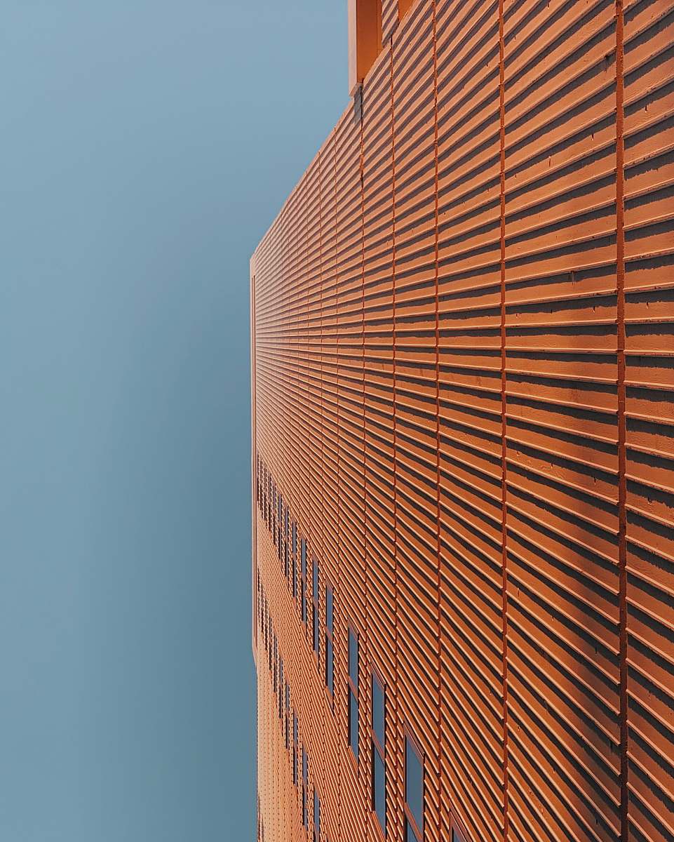 building brown high-rise building home decor
