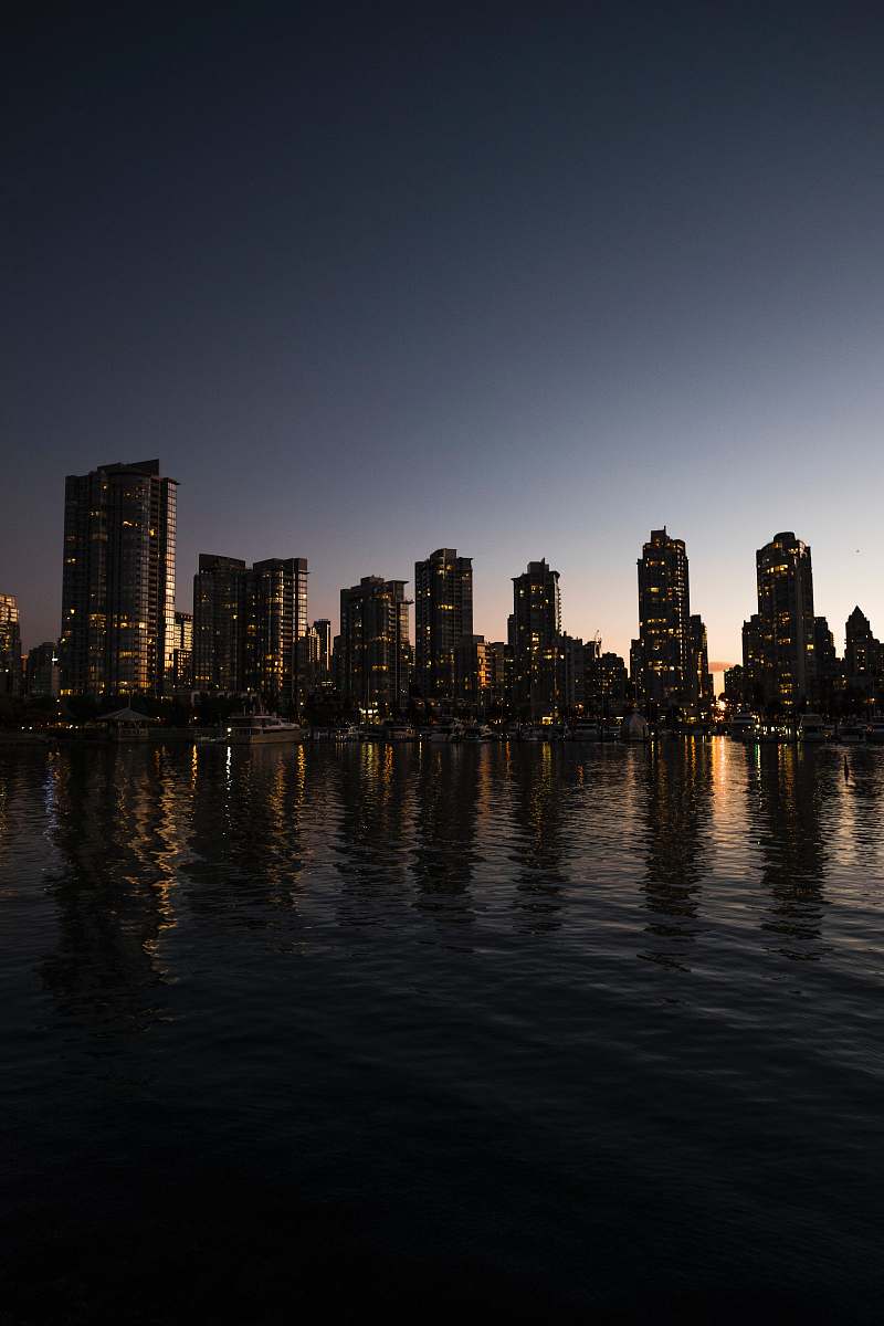 urban cityscape near body of water water