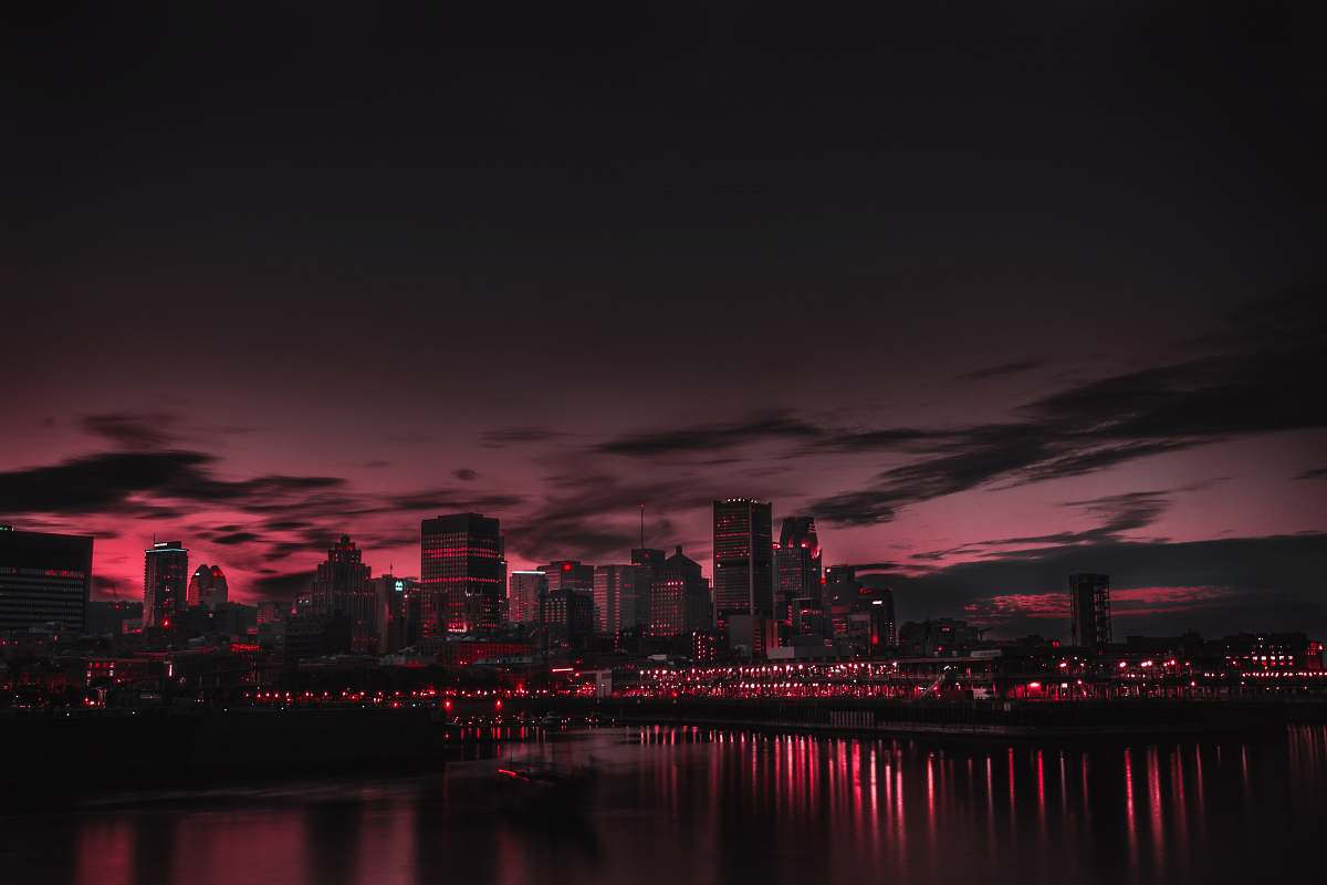Canada Cityscape Photography During Golden Hour Sky Image Free Photo