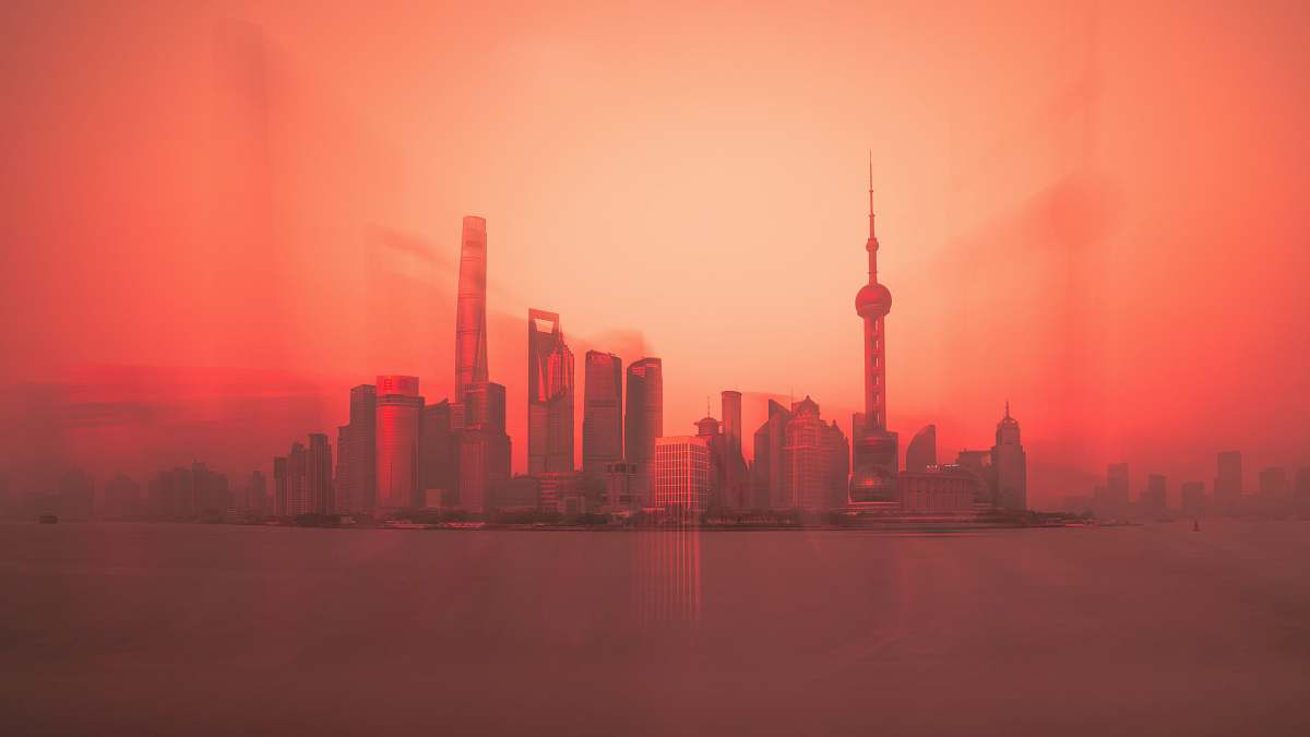 building CN tower painting urban