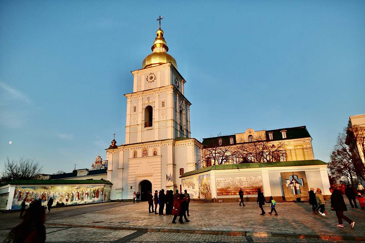 person crowd in front of church human