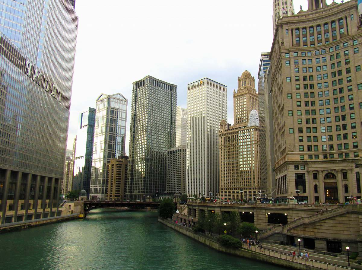 urban glass building metropolis
