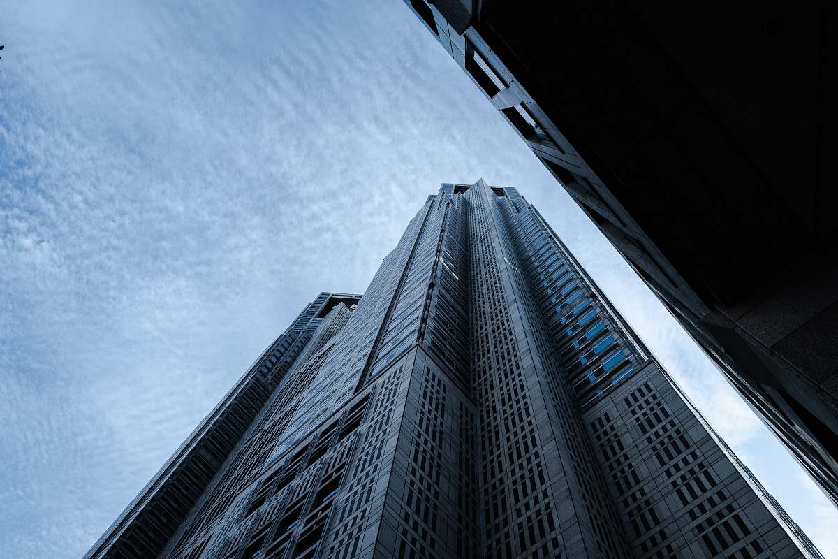 building gray high rise building urban