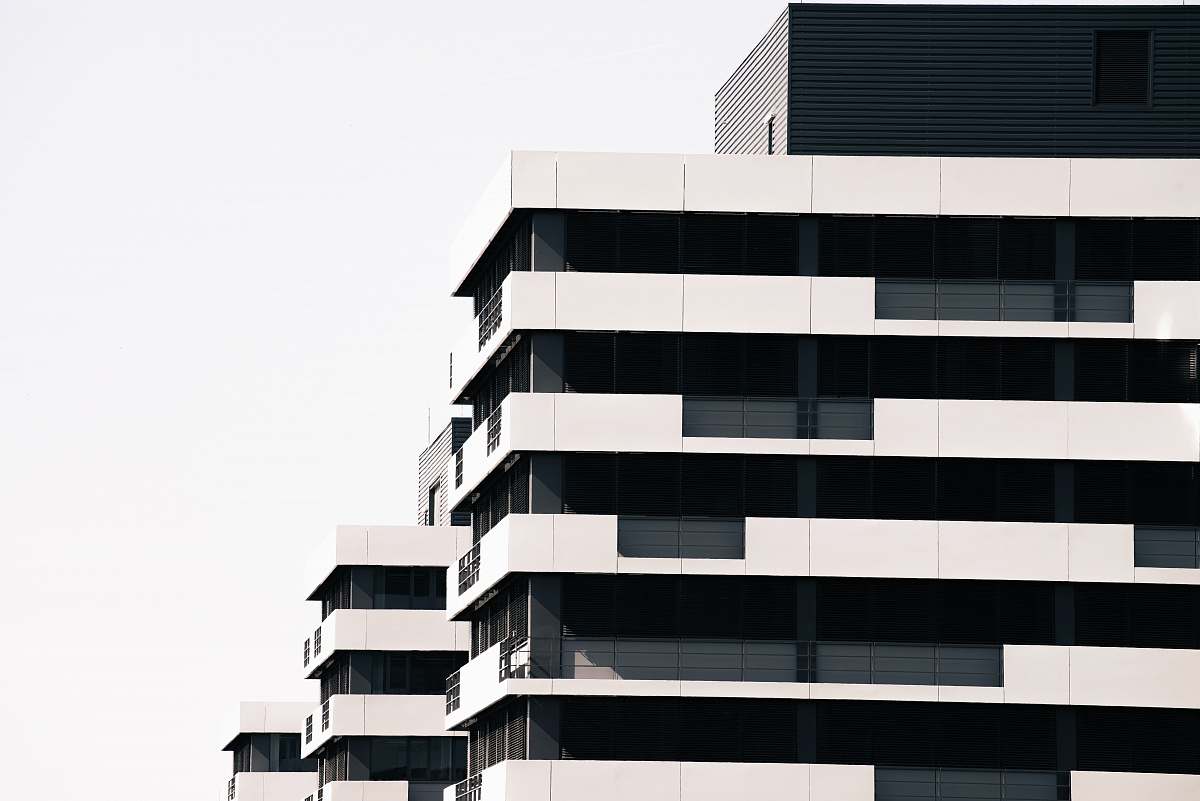urban grey and brown concrete building town