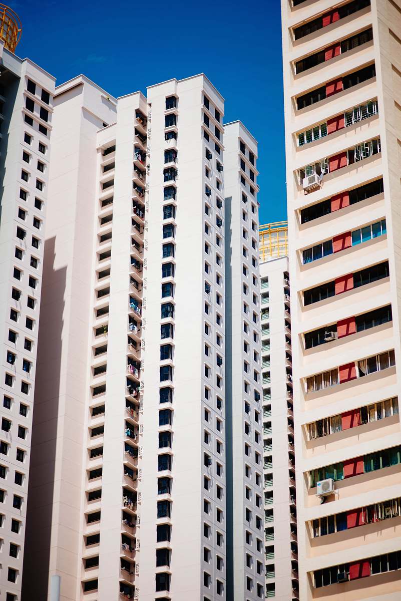building high rise building housing