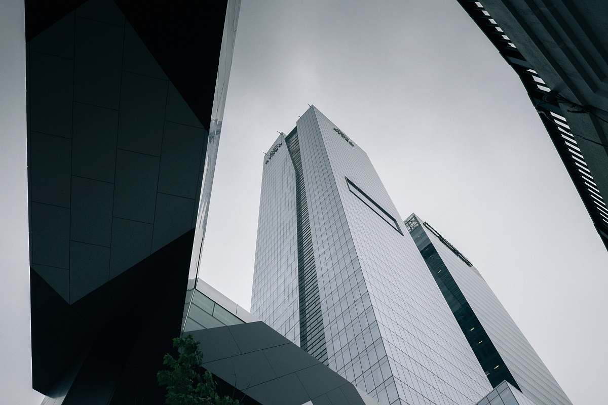 building high-rise building photography grey