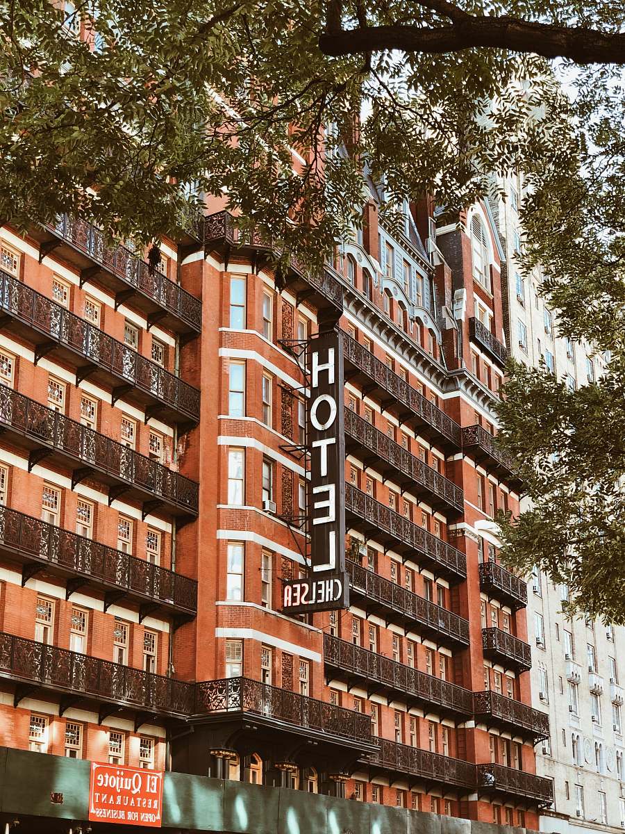 building Hotel Chelsea shop front high rise