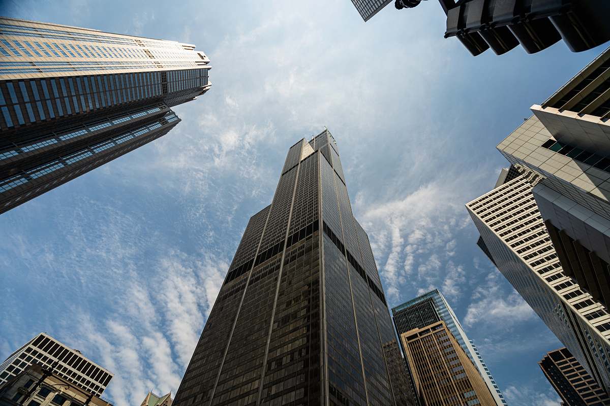 building low angle photo of high rise buildings urban