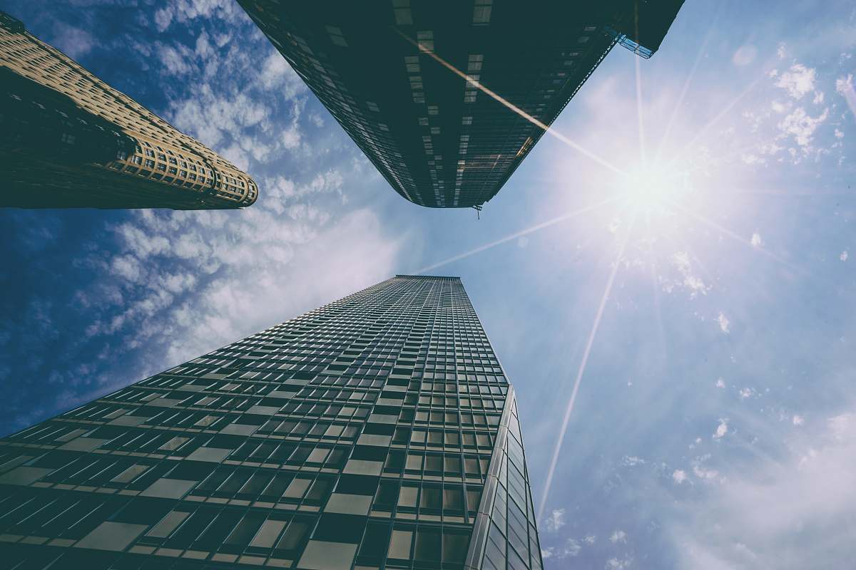 downtown low angle photography of building urban