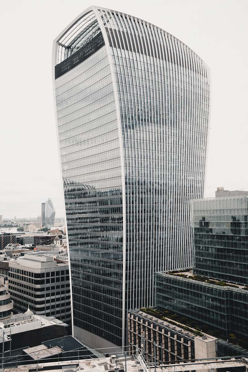 building mirror building office building